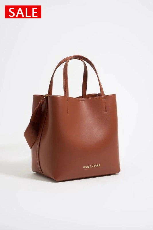 Bolso Chihuahua grande piel nuez