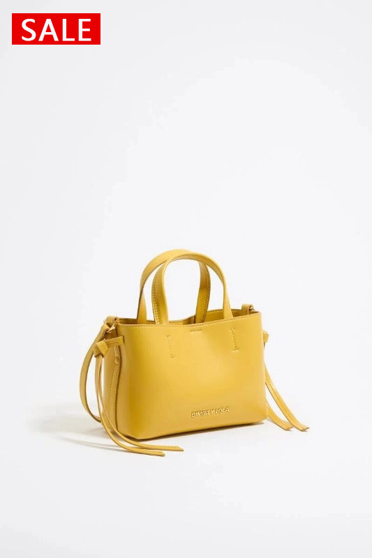Bolso Chihuahua mini piel amarillo